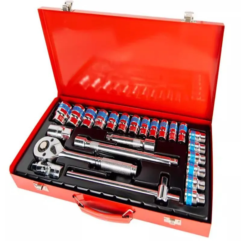 Workshop Tools Kit - Ratchet Wrench Multi-Function Set Mechanical Auto