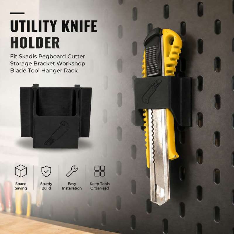 Workshop Tools.Hanging Board - Pegboard Cutter Mount Compatible Skadis Board
