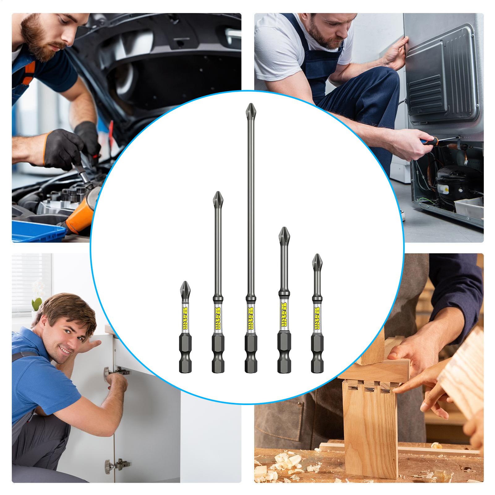 Drill Screwdriver Bit Set 5-Pi - Tool Workshop recension och pris
