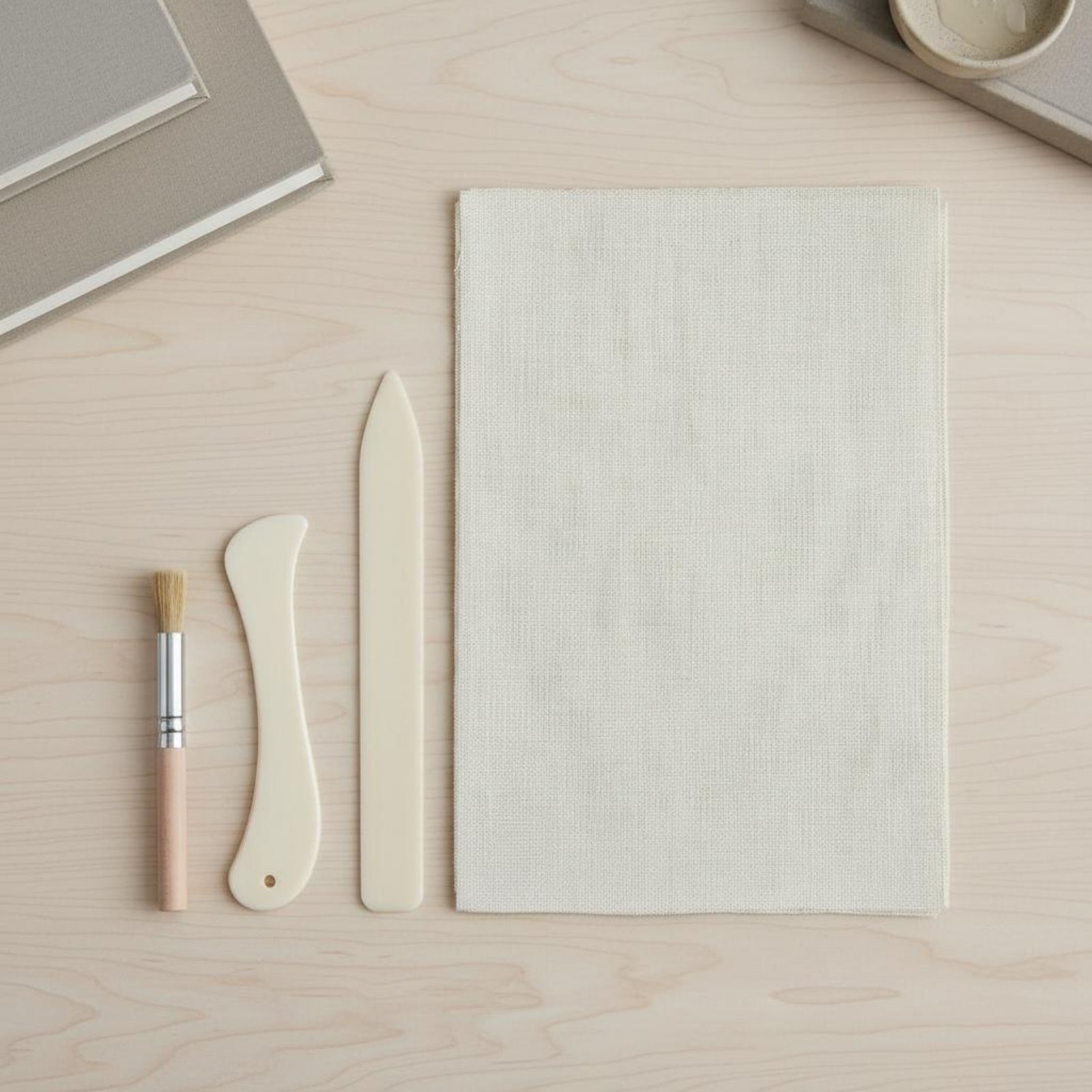 4 Pieces Bookbinding Cloth and - Workshop Tools Kit recension och pris