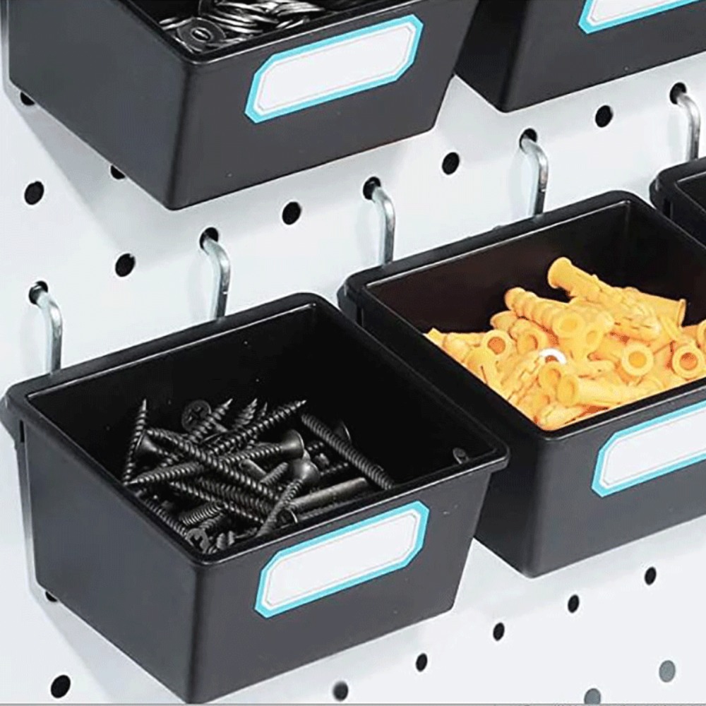 1/6 Sets Pegboard Bins with Ho - Workshop Tools Organizing recension och pris