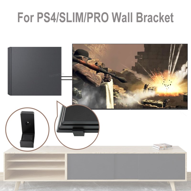 Wall Mount Holder For PS4 Cons - Screw Organizer Kit recension och pris