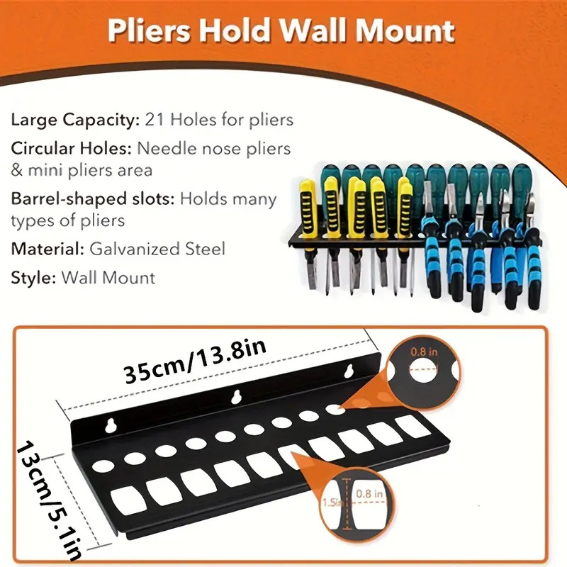 Wall Mount Auto Repair Tool St - Workshop Tools Shelf recension och pris