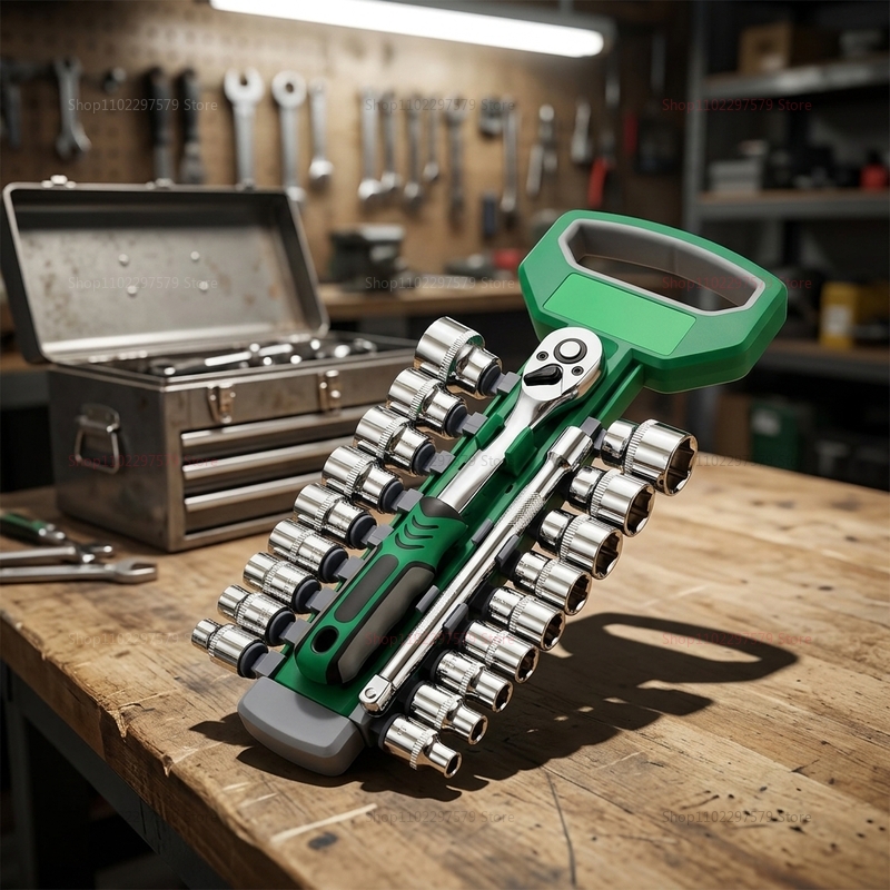 1/4 3/8 Inch Ratchet Socket Se - Car Workshop Tools Kit recension och pris