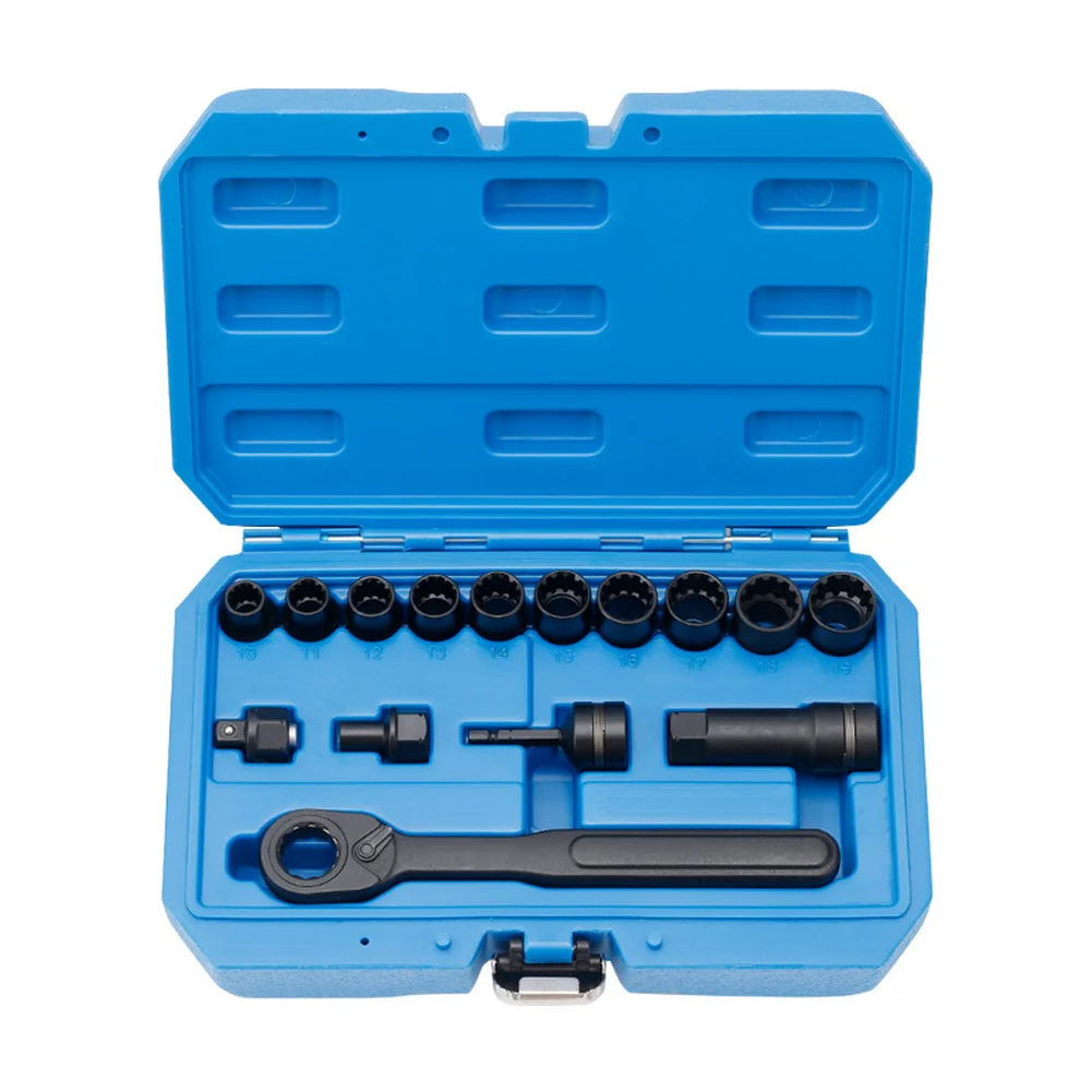 15PCS Ratchet Socket Wrench He - Car Workshop Tools Kit recension och pris