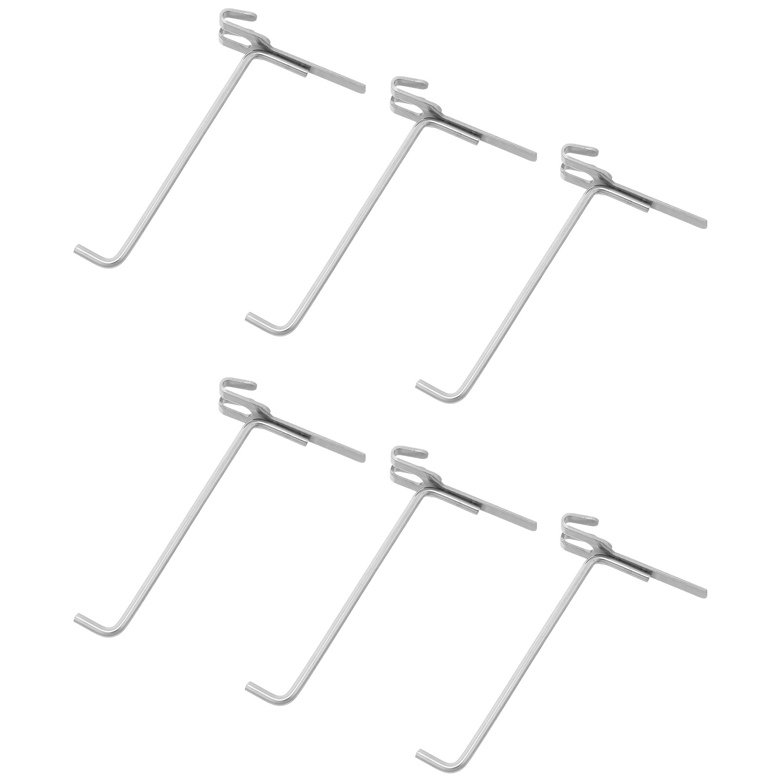 6Pcs Stainless Steel Pegboard  - Workshop Tools Shelf recension och pris