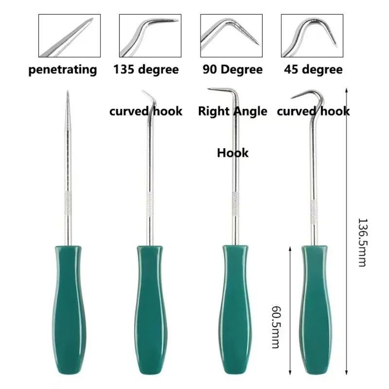 4Pcs 135mm Oil Seal Pick Hooks - Car Workshop Tools Kit recension och pris