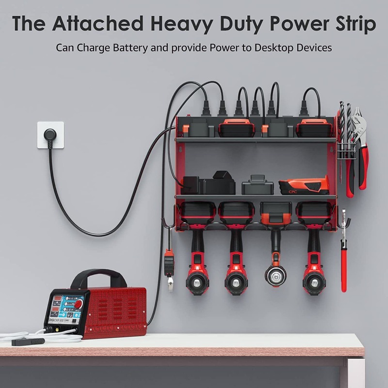 Wall-Mounted Power Tool Storag - Workshop Tools Shelf recension och pris