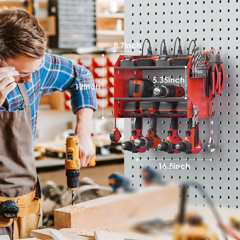 Wall-Mounted Power Tool Storag - Workshop Tools Shelf recension och pris