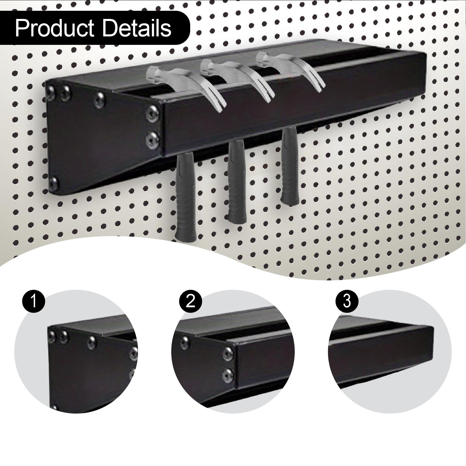 Heavy Duty Metal Hammer Rack W - Workshop Tools Shelf recension och pris