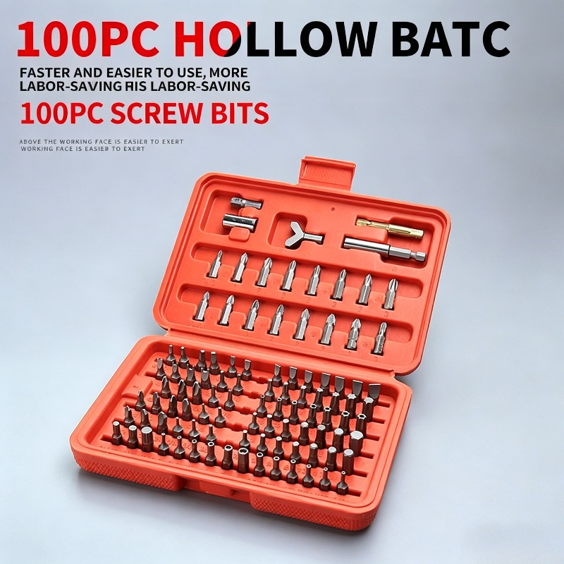 100PCS Screwdriver Bit Set, Ho - Car Workshop Tools Kit recension och pris
