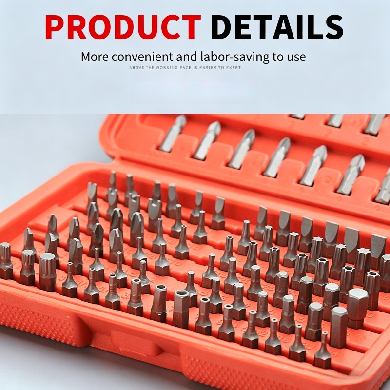 100PCS Screwdriver Bit Set, Ho - Car Workshop Tools Kit recension och pris