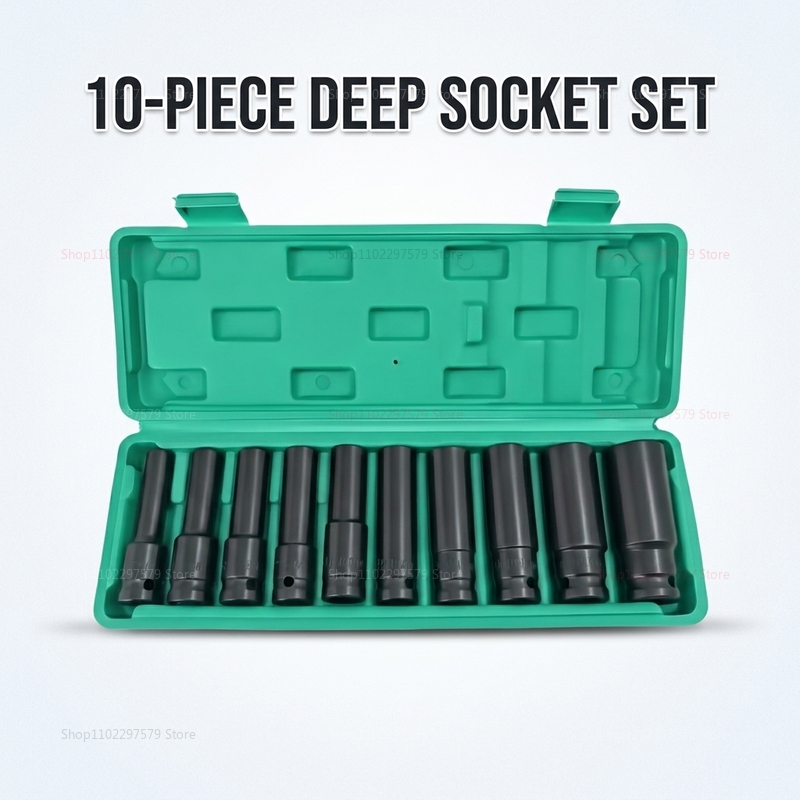 10pcs Socket Wrench Set 8-24mm - Car Workshop Tools Kit recension och pris