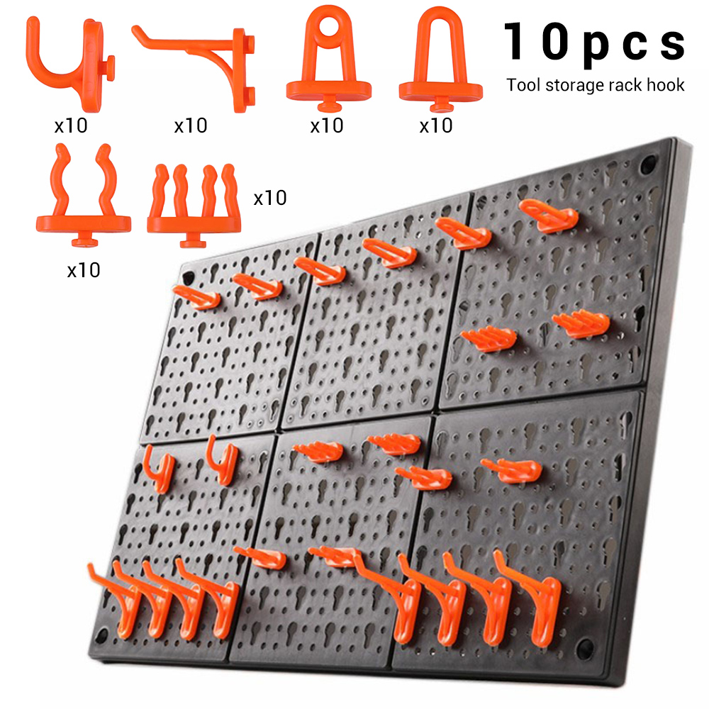 10pc Wall-Mounted Hardware Too - Workshop Tools.Hanging Board recension och pris