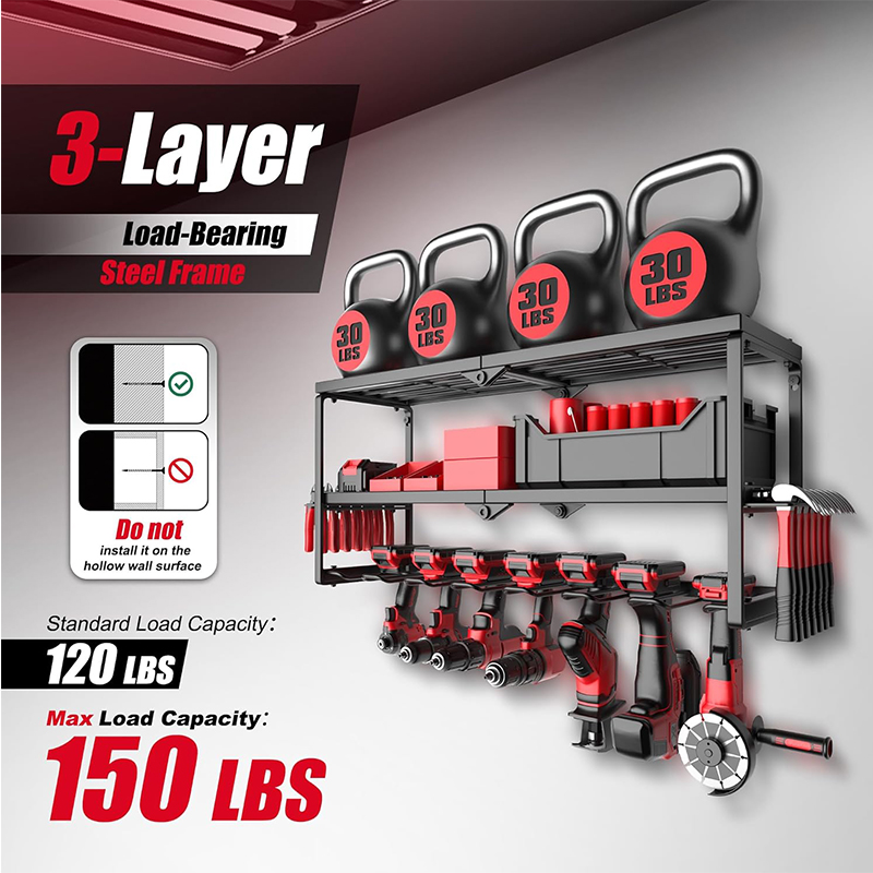 Multifunctional Wall Tool Stor - Workshop Tools Shelf recension och pris