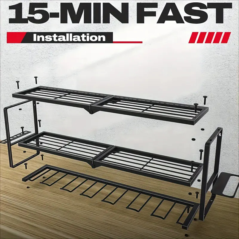 Multifunctional Wall Tool Stor - Workshop Tools Shelf recension och pris