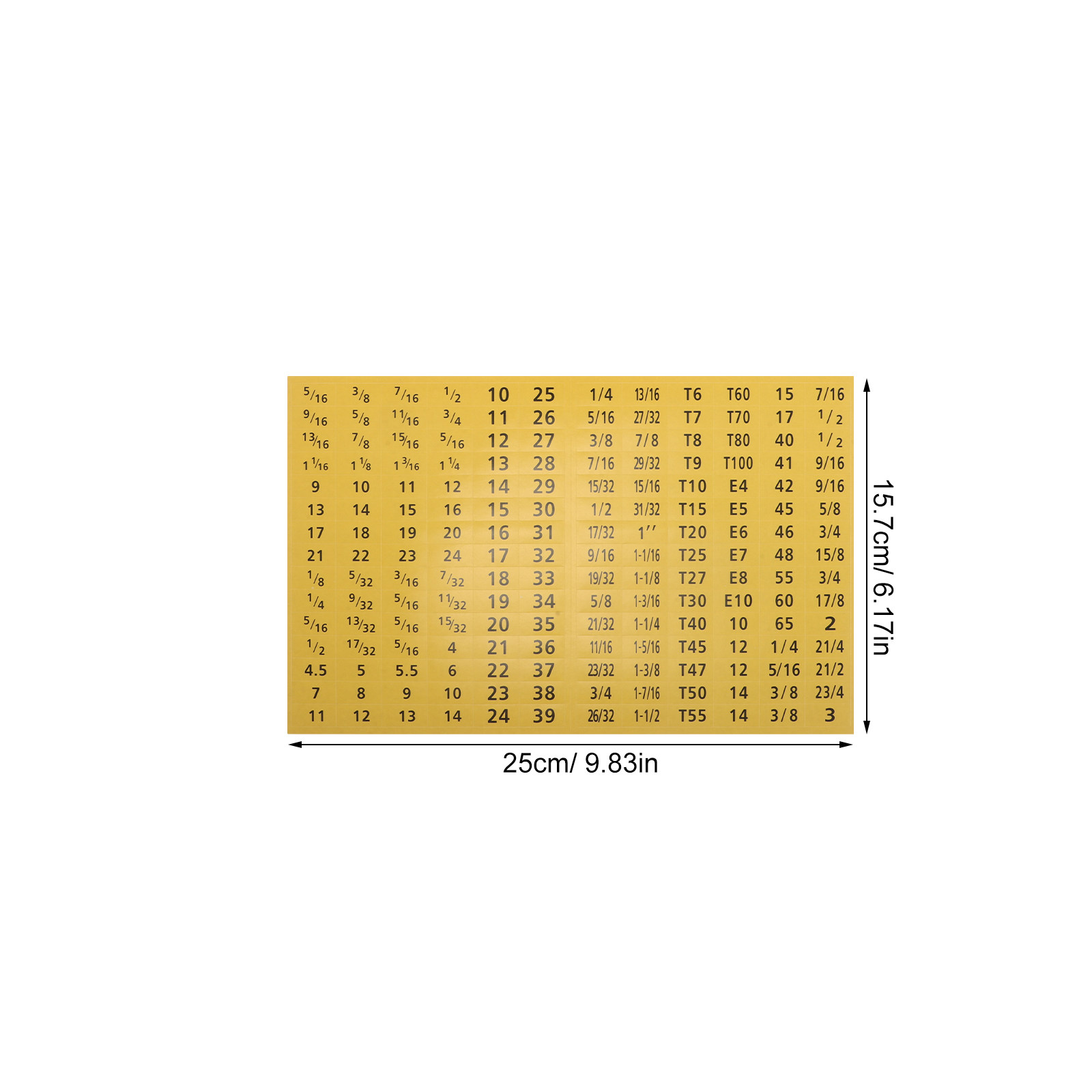 20Sheets Socket Wrench Sticker - Tools Mechanical Workshop recension och pris